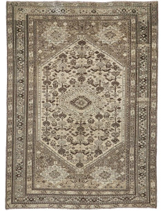 Vintage 204x286 Cm Vintage, Persia, Hand-carded Wool warp: