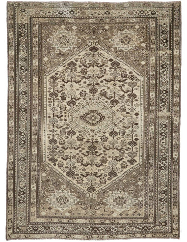 Vintage 204x286 Cm Vintage, Persia, Lana Cardata A Mano