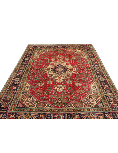 Tabriz 200x296 Cm Tabriz Persia Lana Cardata A Mano Cotone