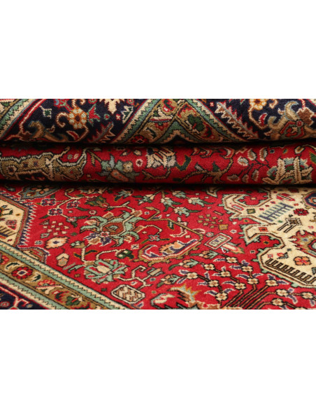 Tabriz 200x296 Cm Tabriz Persia Lana Cardata A Mano Cotone