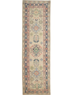 Tappeto Kazak Afghanistan marrone 85x280