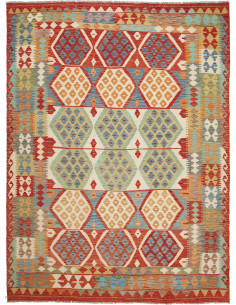 Kilim 177x238 Cm Kilim Afghanistan Lana Cardata A Mano