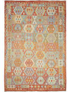 Kilim 200x300 Cm Kilim Afghanistan, Lana Cardata A Mano
