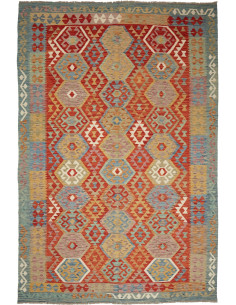 Kilim 200x297 Cm Kilim Afghanistan Hand-carded Wool