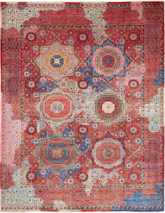 Mamlouk 274x353 Cm Mamlouk, Pakistan, Hand-carded Wool