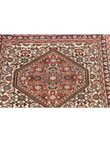 Bidjar 63x158 Cm Bidjar Persia Hand-carded Wool Cotton