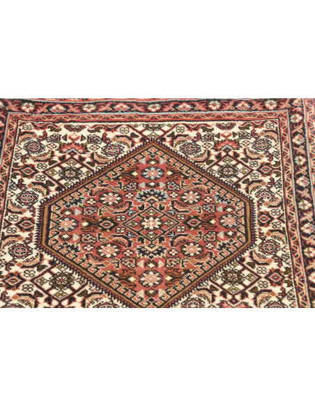 Bidjar 63x158 Cm Bidjar Persia Hand-carded Wool Cotton