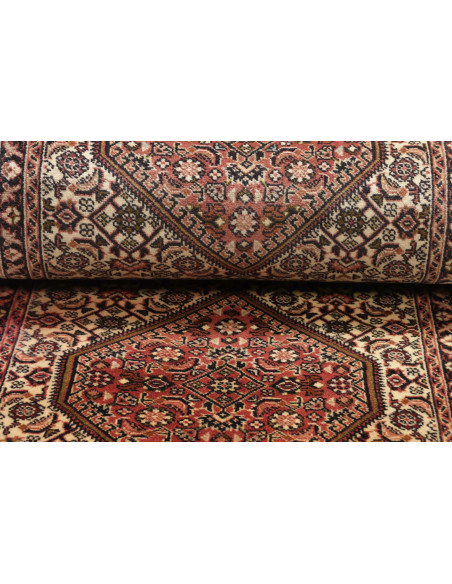 Bidjar 63x158 Cm Bidjar Persia Hand-carded Wool Cotton
