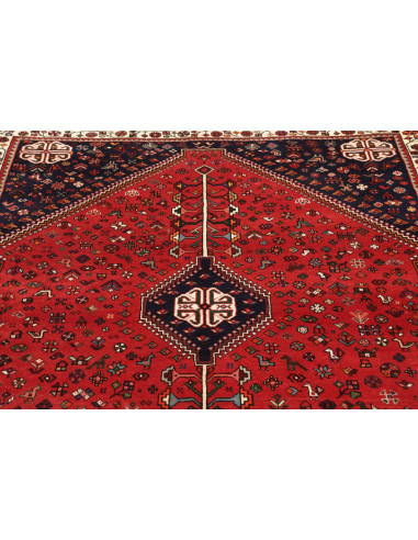 162x220 Cm Tappeto Tribale Annodato A Mano In Lana,