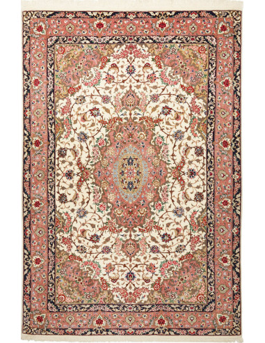 Tappeto Ilaam Persia 131x194 Rosa Antico Crema
