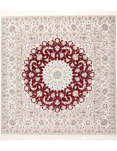 Nain 6la 157x157 Cm Nain 6la Persia Hand-carded Wool And