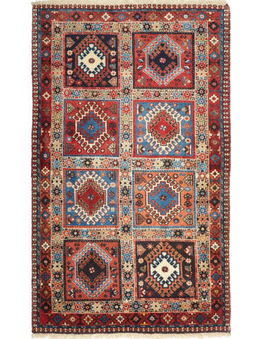 Yalameh 78x132 Cm Yalameh, Persia, Hand-carded Wool (warp: