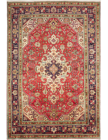 Tabriz 200x296 Cm Tabriz Persia Hand-carded Wool Cotton