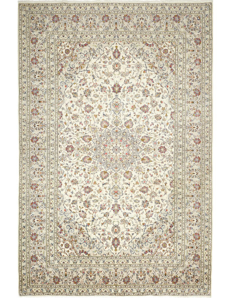 Kashan 202x303 Cm Kashan, Persia, Hand-carded Wool, Cotton