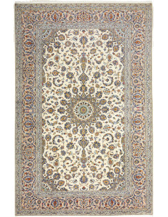 Kashan 197x305 Cm Kashan Persia Hand-carded Wool (cotton