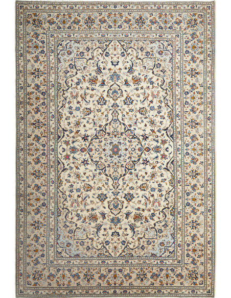 Kashan 197x300 Cm Kashan, Persia, Lana Cardata A Mano