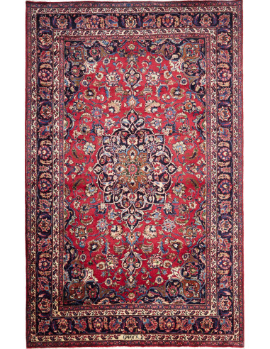 Mashad 204x325 Cm Mashad Persia Hand-carded Wool Cotton