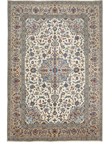 Kashan 200x295 Cm Kashan, Persia, Lana Cardata A Mano
