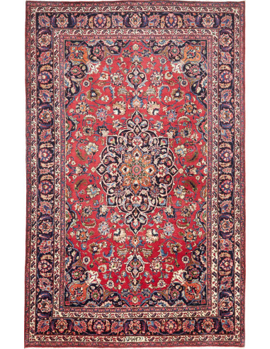 Mashad 203x322 Cm Mashad, Persia, Hand-carded Wool (cotton