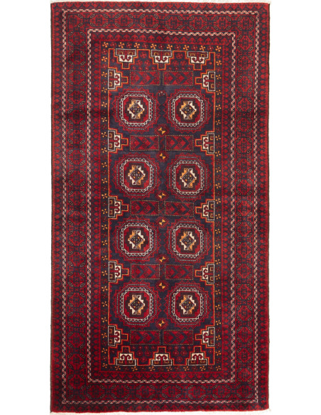 Baluch 107x202 Cm Baluch, Persia, Hand-carded Wool (warp: