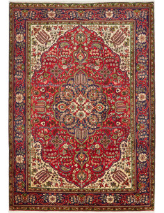 Tabriz 208x297 Cm Tabriz, Persia, Lana Cardata A Mano