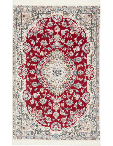 Nain 9la 102x157 Cm Nain 9la, Persia, Lana Cardata A Mano E