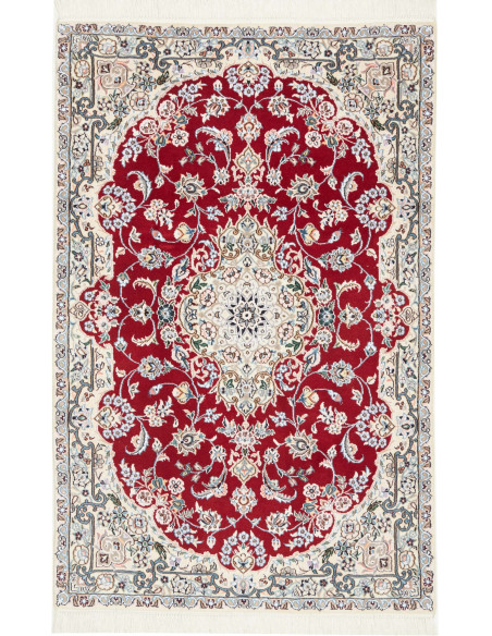 Nain 9la 102x157 Cm Nain 9la, Persia, Lana Cardata A Mano E