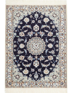 Nain 6la 80x108 Cm Nain 6la, Persia, Lana Cardata A Mano E
