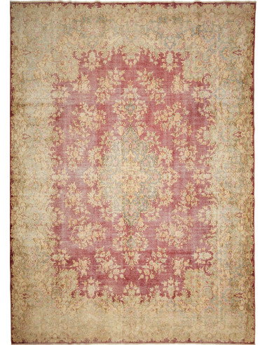 Vintage 296x415 Cm Vintage, Persia, Lana Cardata A Mano