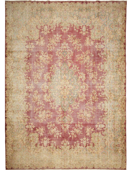 Vintage 296x415 Cm Vintage, Persia, Lana Cardata A Mano