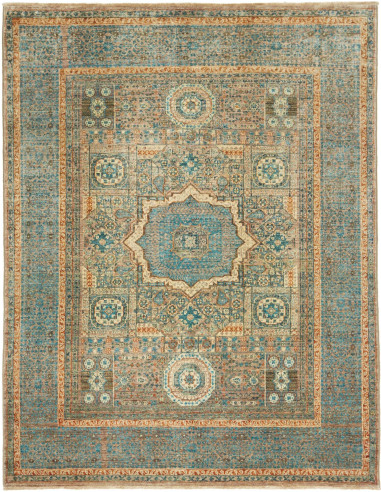 Mamlouk 147x190 Cm Mamlouk Pakistan Hand-carded Wool Cotton
