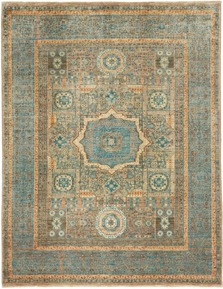 Mamlouk 147x190 Cm Mamlouk Pakistan Hand-carded Wool Cotton