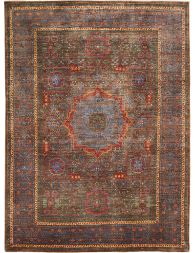 Tappeto Mamlouk Pakistan 175x236 Blu Scuro Terr