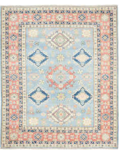 Rug Kazak Afghanistan 159x194 Sky Blue Terracot
