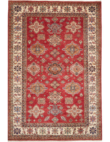 Kazak Fine 203x304 Cm Kazak Fine, Pakistan, Hand-carded Wool
