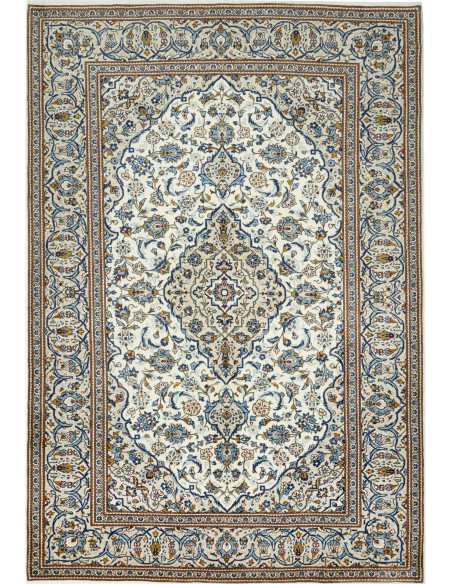 Kashan 200x293 Cm Kashan, Persia, Lana Cardata A Mano