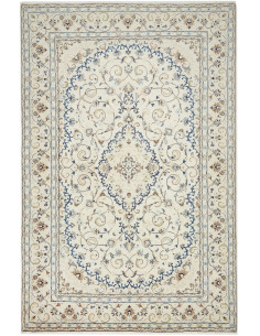 Kashan 194x296 Cm Kashan Persia Hand-carded Wool