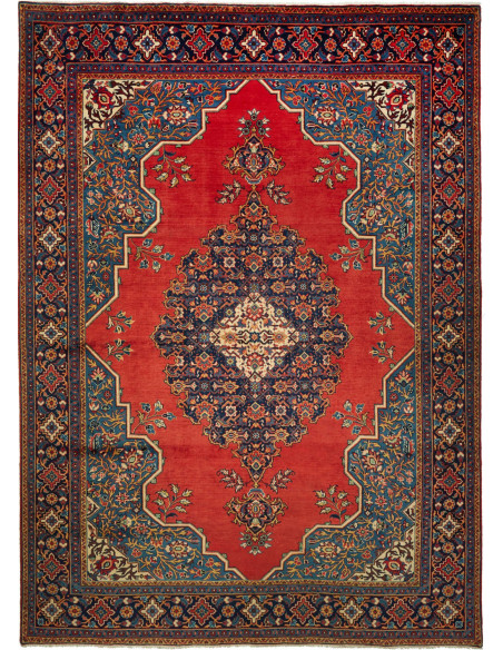 Wiss 270x380 Cm Wiss, Persia, Hand-carded Wool (warp: