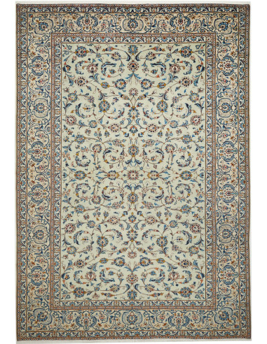 Kashan 243x350 Cm Kashan Persia Lana Cardata A Mano Cotone