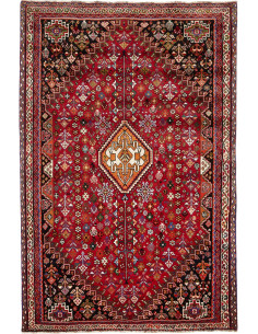 Shiraz 185x280 Cm Shiraz, Persia, Lana Cardata A Mano,