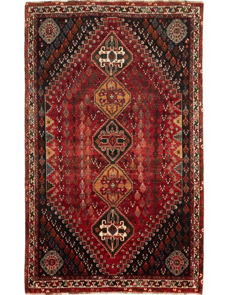 Shiraz 167x273 Cm Shiraz Persia Hand-carded Wool (warp:
