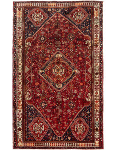 Shiraz 160x258 Cm Shiraz Persia Lana Cardata A Mano (ordito: