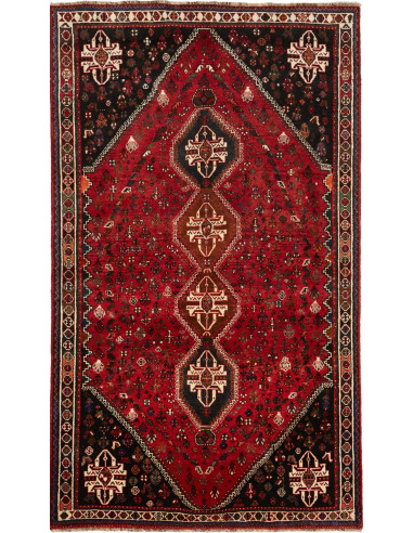 Shiraz 163x275 Cm Shiraz Persia Hand-carded Wool Cotton