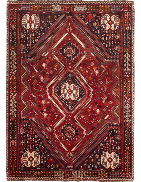 Shiraz 163x225 Cm Shiraz Persia Lana Cardata A Mano