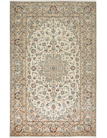 Kashan 197x308 Cm Kashan Persia Hand-carded Wool Cotton