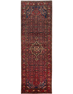 Hamadan 112x356 Cm Hamadan, Persia, Lana Cardata A Mano