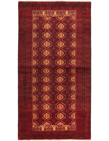 Baluch 103x201 Cm Baluch Persia Lana Cardata A Mano Cotone