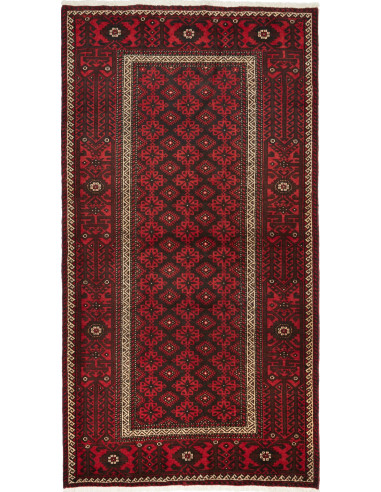 Baluch 109x211 Cm Baluch Persia Hand-carded Wool (cotton