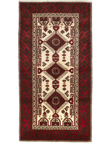 Baluch 103x197 Cm Baluch Persia Lana Cardata A Mano Cotone