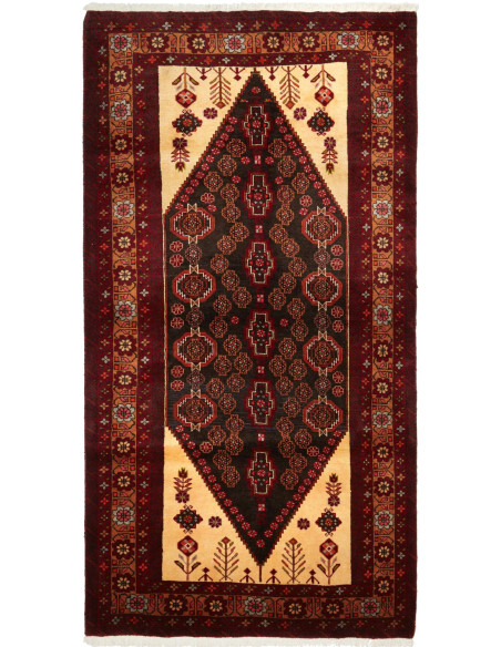 Baluch 105x198 Cm Baluch, Persia, Lana Cardata A Mano,